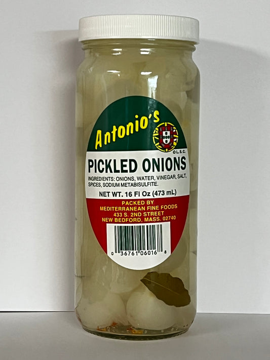 Antonio's Pickled Onions: Portuguese Pantry Staple 16oz
