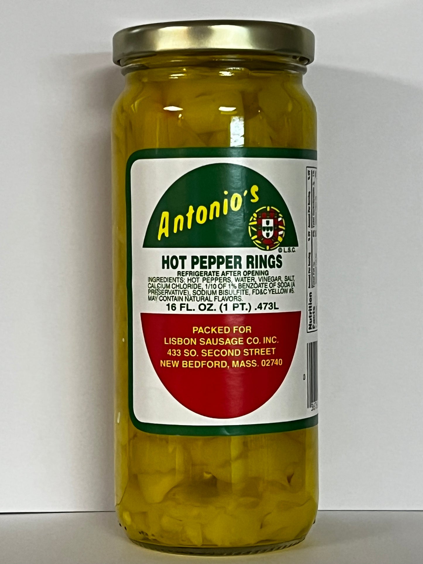 Antonios Hot Pepper Rings 16 oz