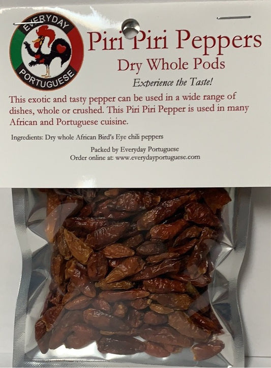 Piri Piri Peppers - Dry Whole Pods
